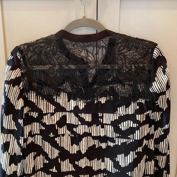 NWT REISS Ana-Lace Placement Print Top | 0 - Picture 8 of 13